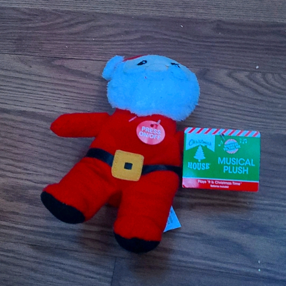 Musical Santa plush